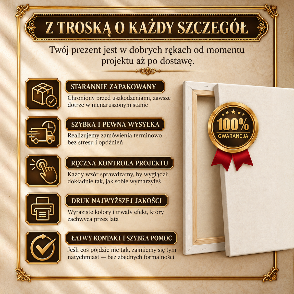 Zdjęcie na płótnie Mama przytulona przez córkę — prezent dla mamy