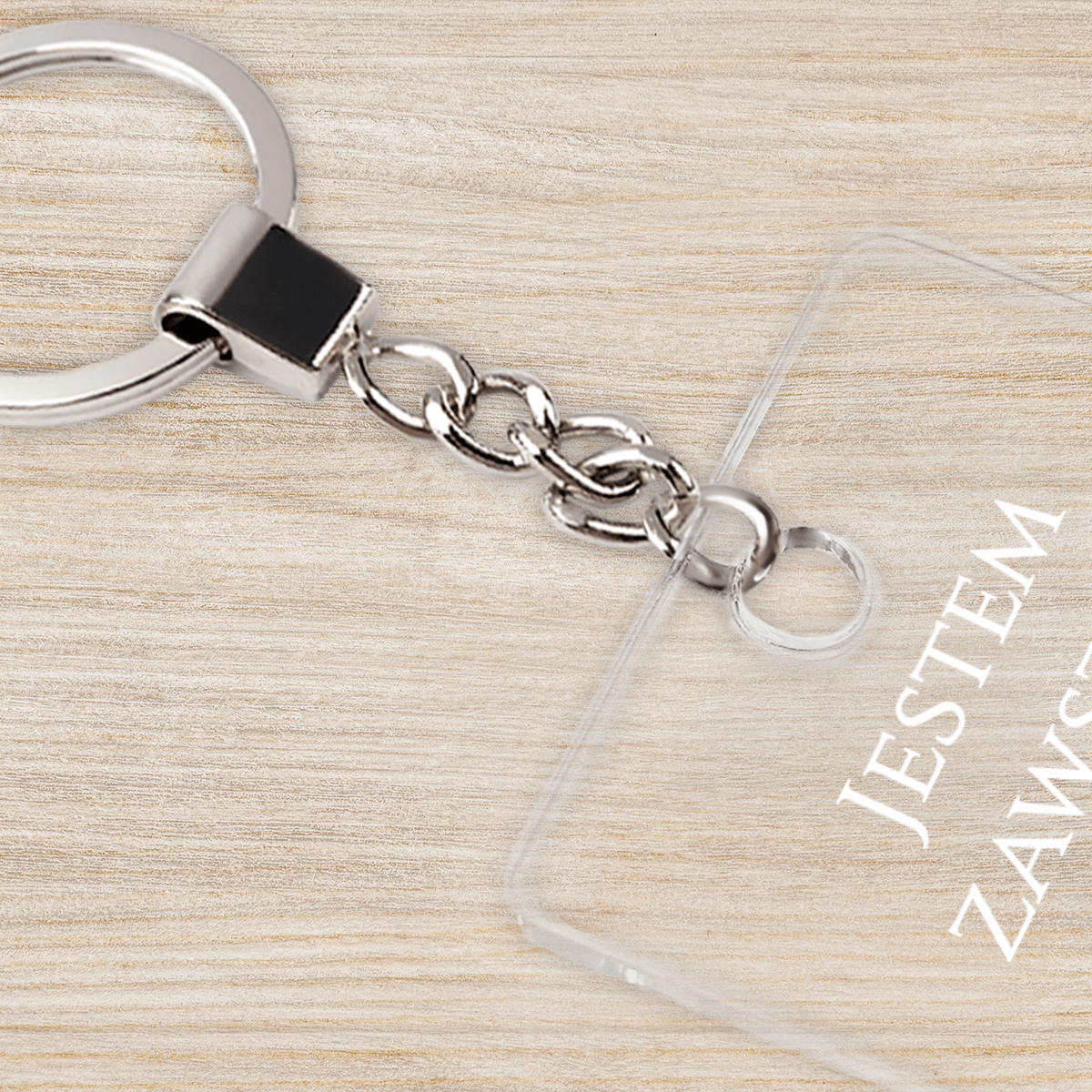 Zawsze z Tobą - brelok do kluczy, spersonalizowany prezent dla niego - idamell.com