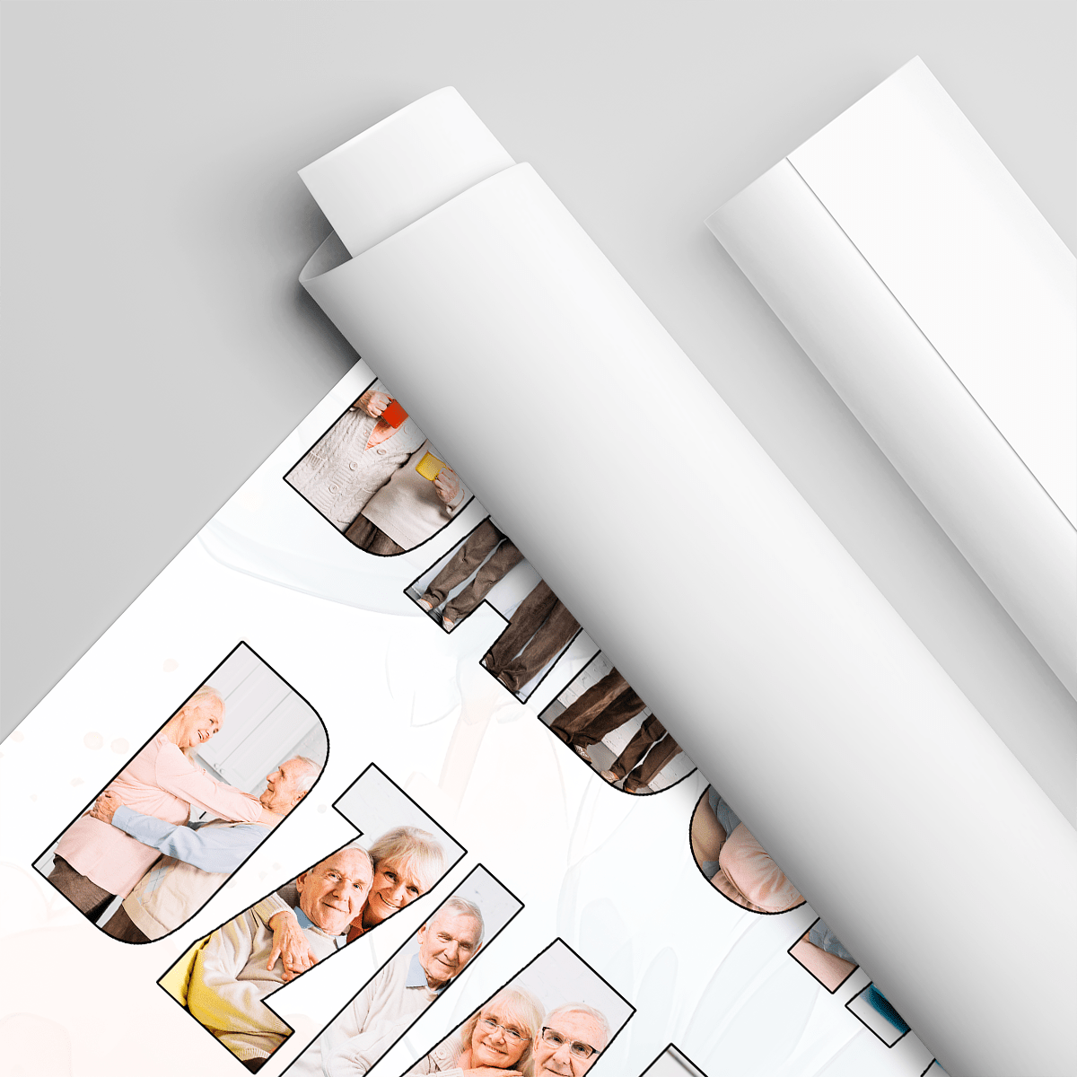 BABCIA & DZIADEK - plakat, spersonalizowany prezent dla dziadków - idamell.com