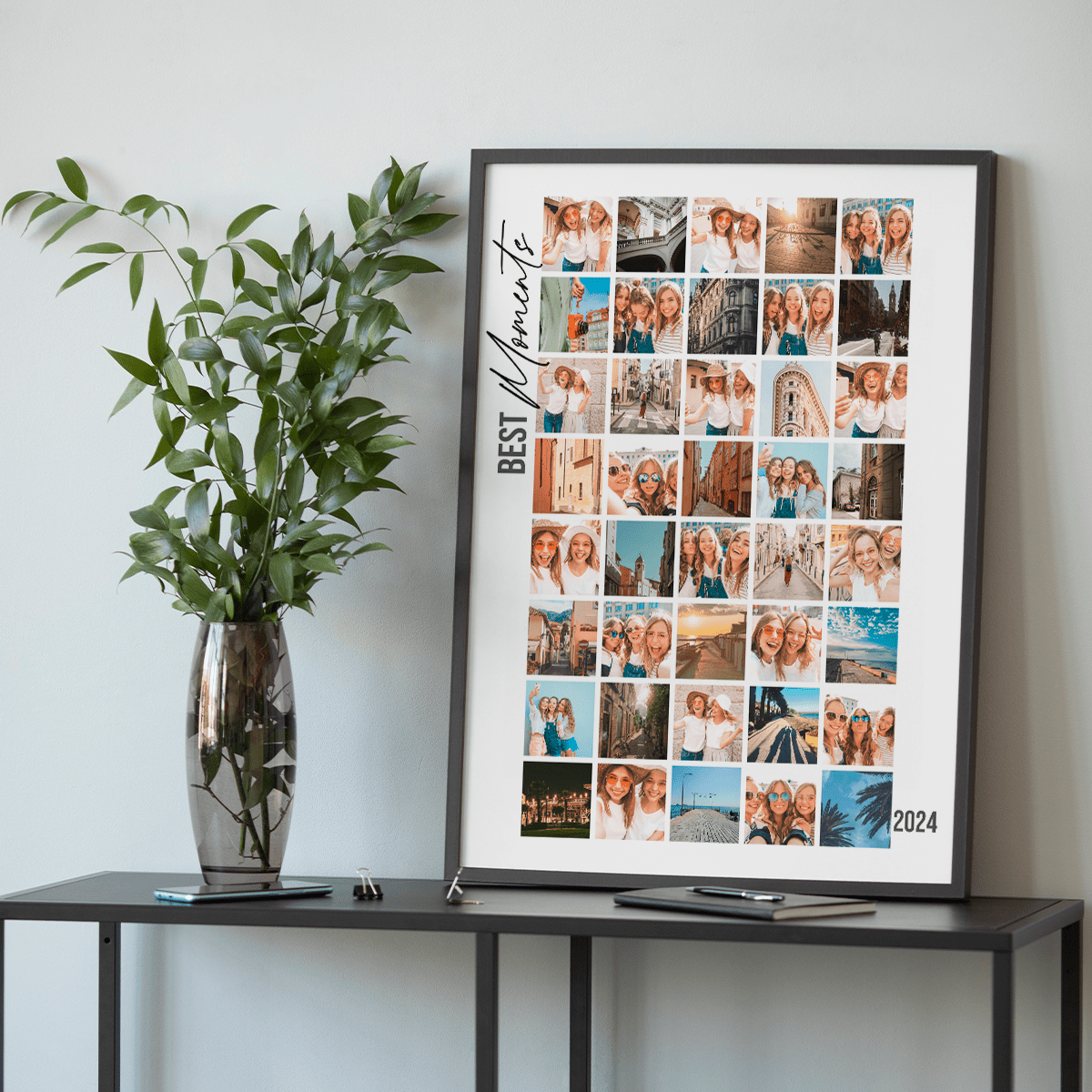 Best moments - plakat, spersonalizowany prezent dla przyjaciółki - idamell.com