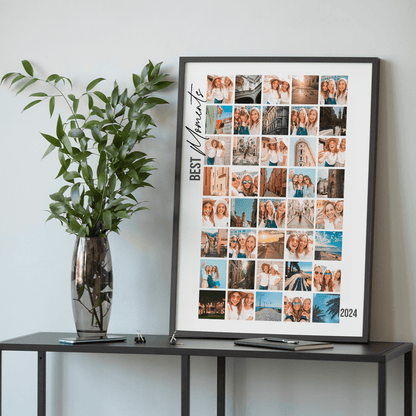 Best moments - plakat, spersonalizowany prezent dla przyjaciółki - idamell.com