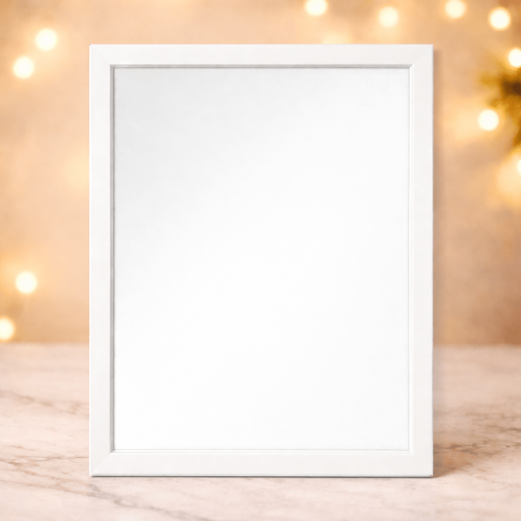 Biała ramka do plakatu - idamell.com