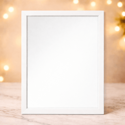 Biała ramka do plakatu - idamell.com