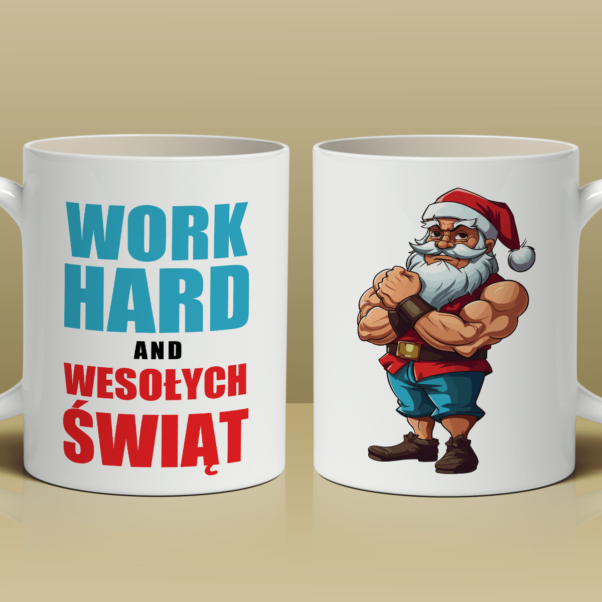 Bluza + breloczek + kubek ŚWIĘTY MIKOŁAJ - zestaw prezentowy 3 w 1, spersonalizowany prezent dla męża - idamell.com