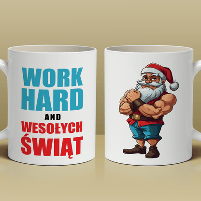 Bluza + breloczek + kubek ŚWIĘTY MIKOŁAJ - zestaw prezentowy 3 w 1, spersonalizowany prezent dla męża - idamell.com