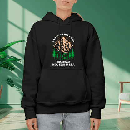 Bluza damska z nadrukiem KOCHAM GÓRY - prezent dla żony - idamell.com