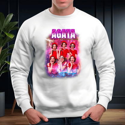 Bluza + koszulka + skarpetki MOJA DZIEWCZYNA - zestaw prezentowy 3 w 1, spersonalizowany prezent dla niego - idamell.com