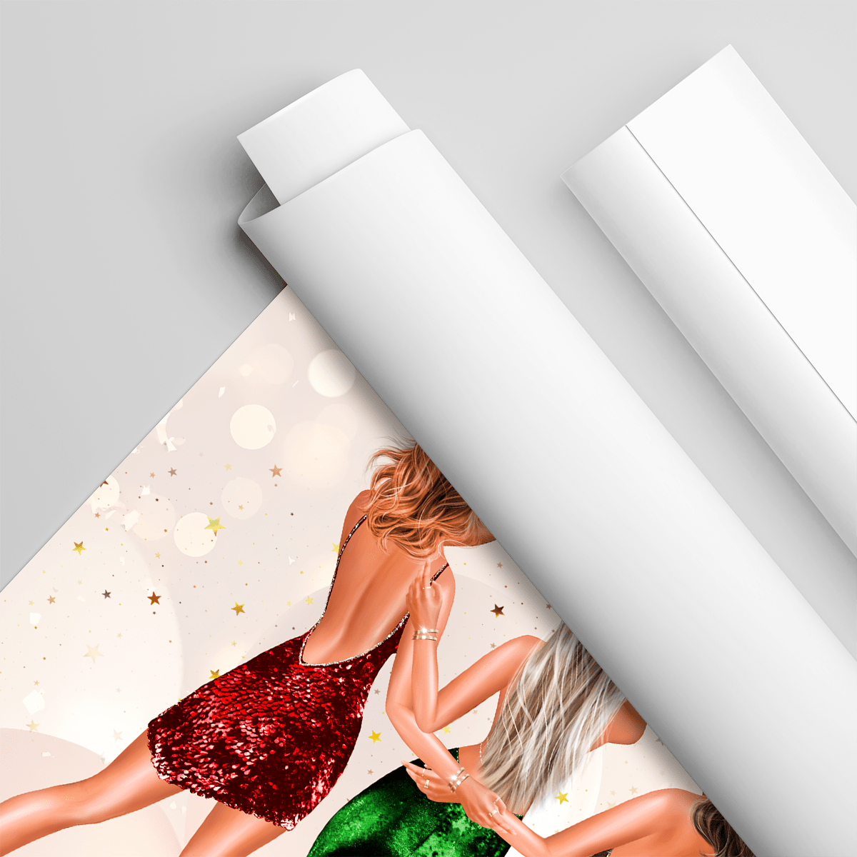 Clipart urodzinowy - plakat, spersonalizowany prezent dla dziewczyny - idamell.com