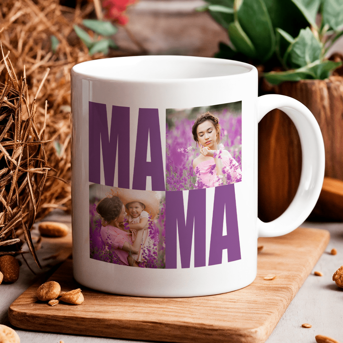 Cudowna mama - 1x Kubek z nadrukiem, spersonalizowany prezent dla mamy - idamell.com
