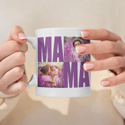 Cudowna mama - 1x Kubek z nadrukiem, spersonalizowany prezent dla mamy - idamell.com