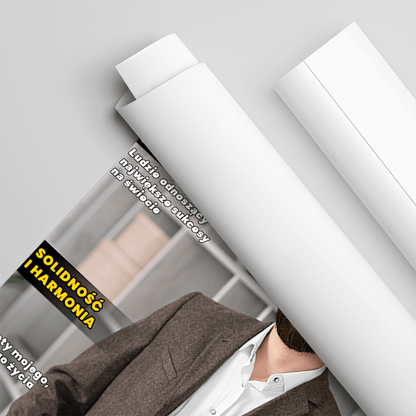 Człowiek legenda - plakat, spersonalizowany prezent dla mężczyzny - idamell.com
