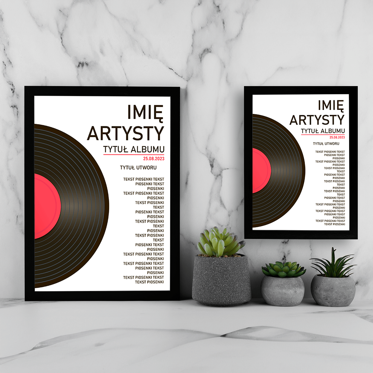Dla fana muzyki - Druk na szkle, spersonalizowany prezent - idamell.com