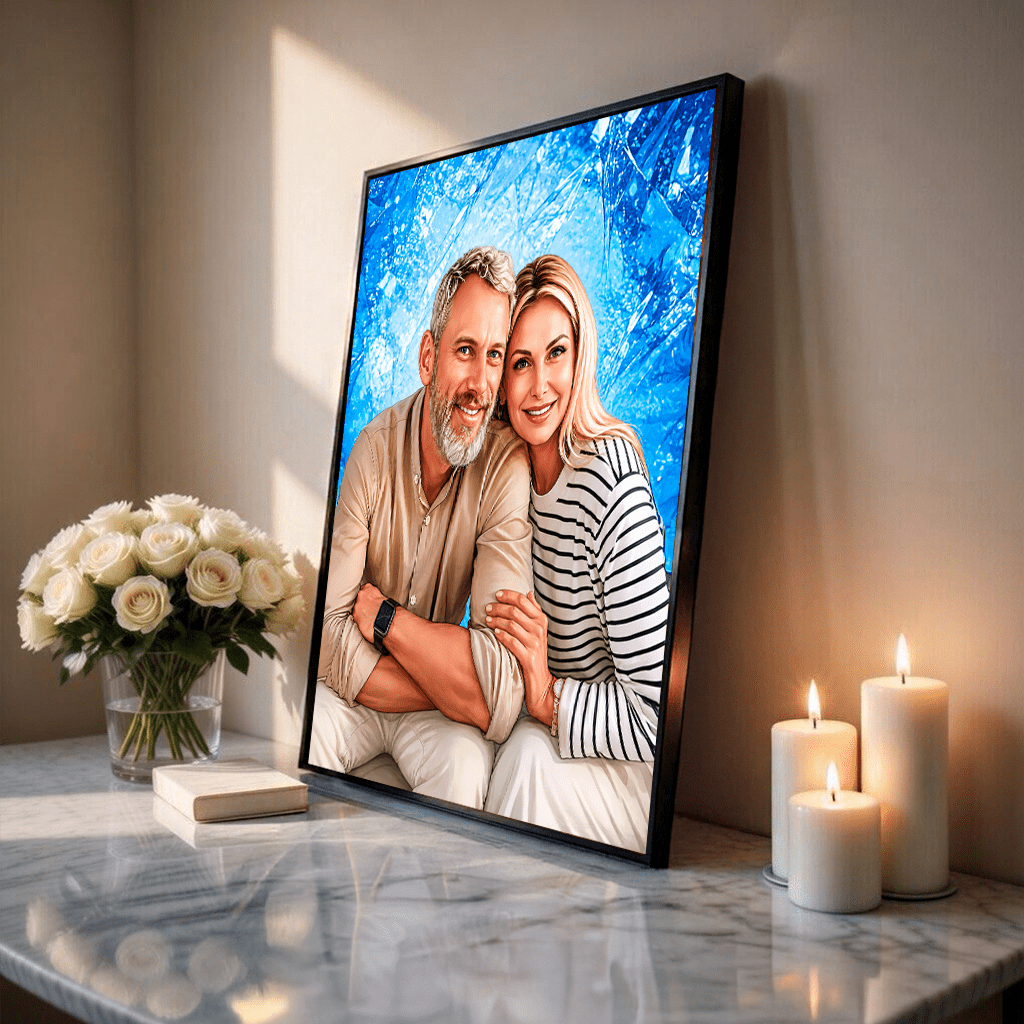 Dla kochanych rodziców - plakat, spersonalizowany prezent dla rodziców - idamell.com