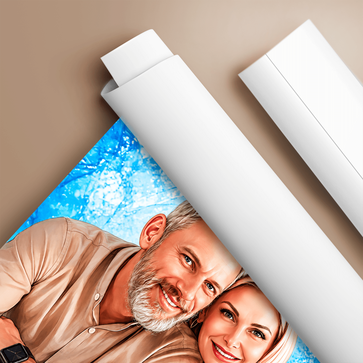 Dla kochanych rodziców - plakat, spersonalizowany prezent dla rodziców - idamell.com