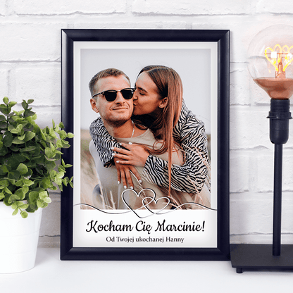 Dla ukochanej osoby - Druk na szkle, spersonalizowany prezent - idamell.com