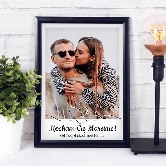Dla ukochanej osoby - Druk na szkle, spersonalizowany prezent - idamell.com