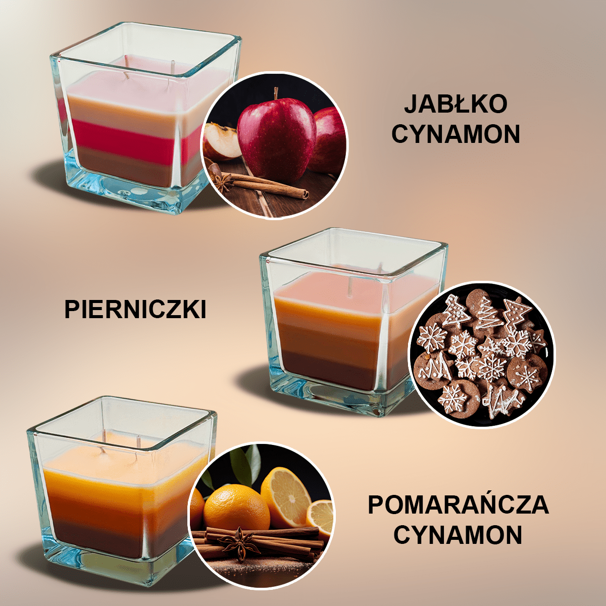 Duże serce - świeca zapachowa, spersonalizowany prezent dla nauczyciela - idamell.com