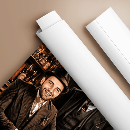Dżentelmeni - plakat, spersonalizowany prezent dla przyjaciela - idamell.com