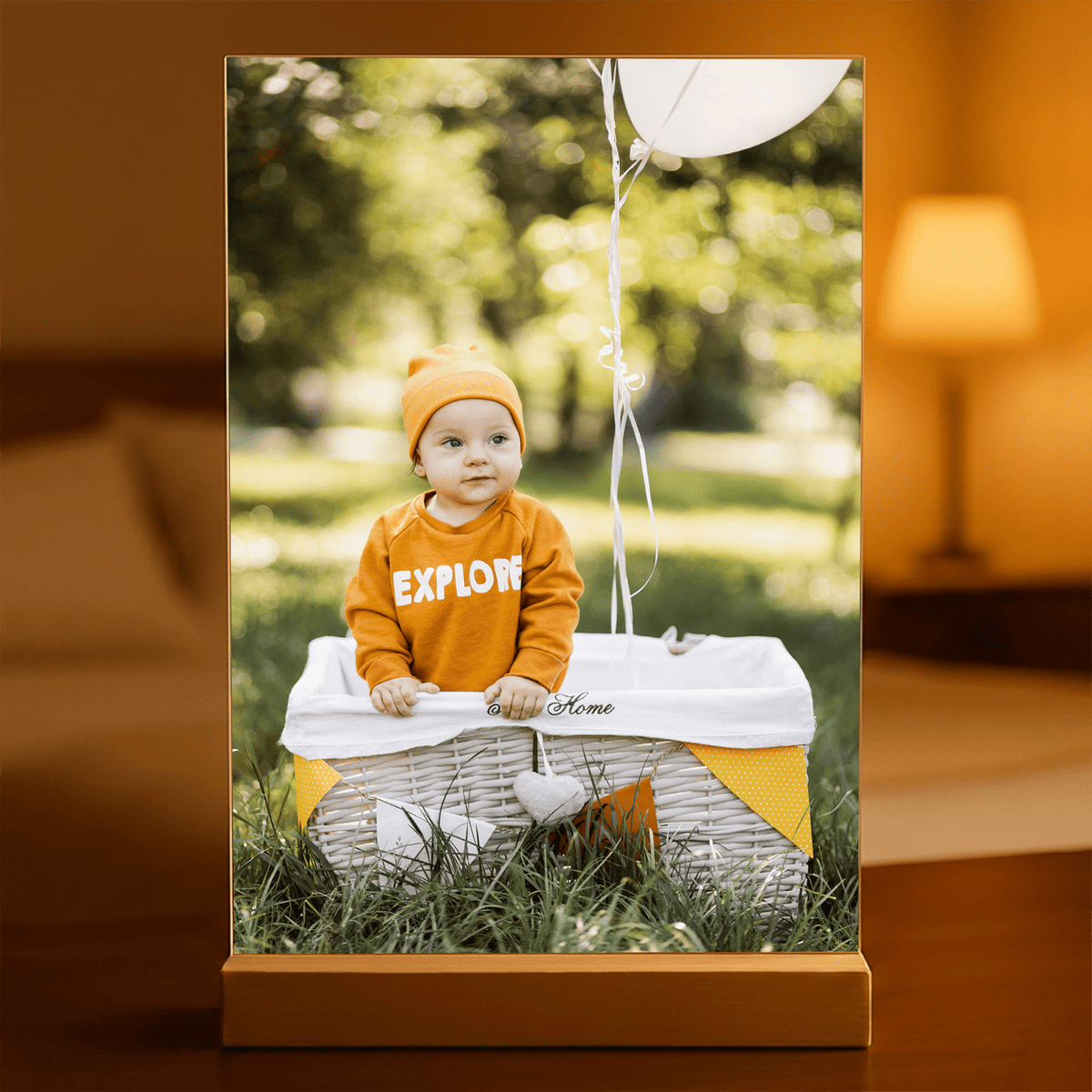 Dziecko fotografia bez napisu - Druk na szkle, spersonalizowany prezent - idamell.com