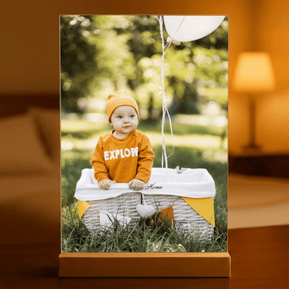 Dziecko fotografia bez napisu - Druk na szkle, spersonalizowany prezent - idamell.com