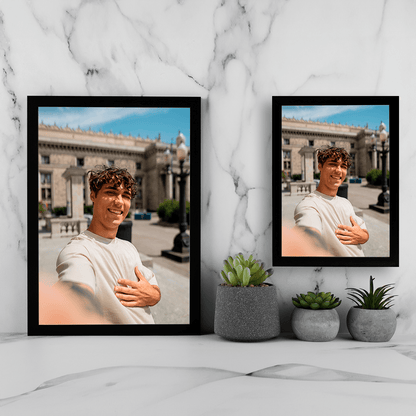 Fotografia chłopaka - Druk na szkle, spersonalizowany prezent dla mężczyzny - idamell.com