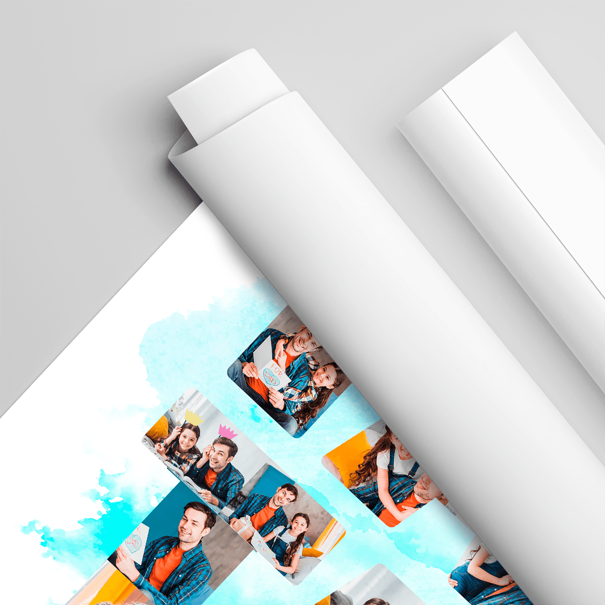 Fotokolaż TATA - plakat, spersonalizowany prezent dla taty - idamell.com
