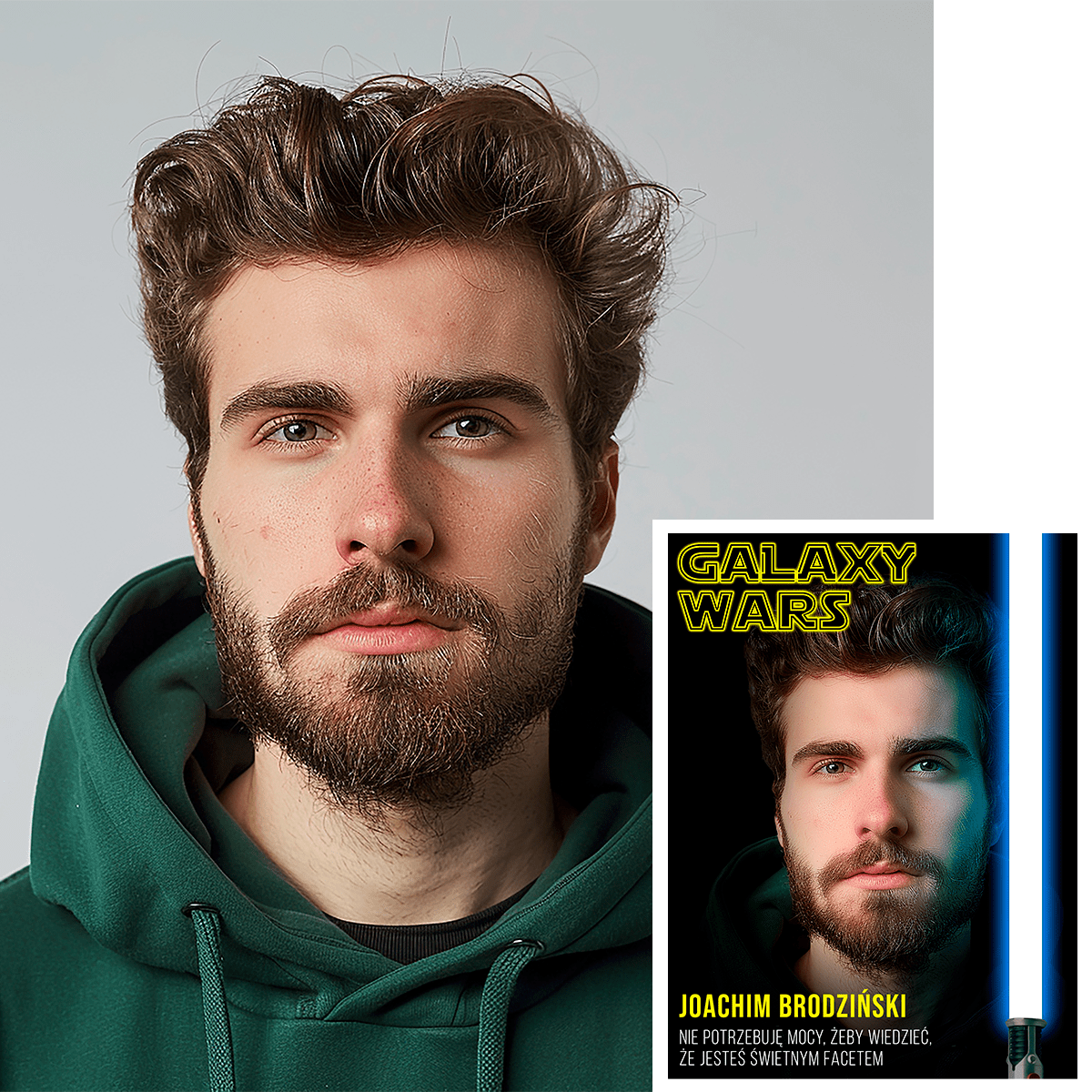 Galaxy Wars - plakat, spersonalizowany prezent dla niego - idamell.com