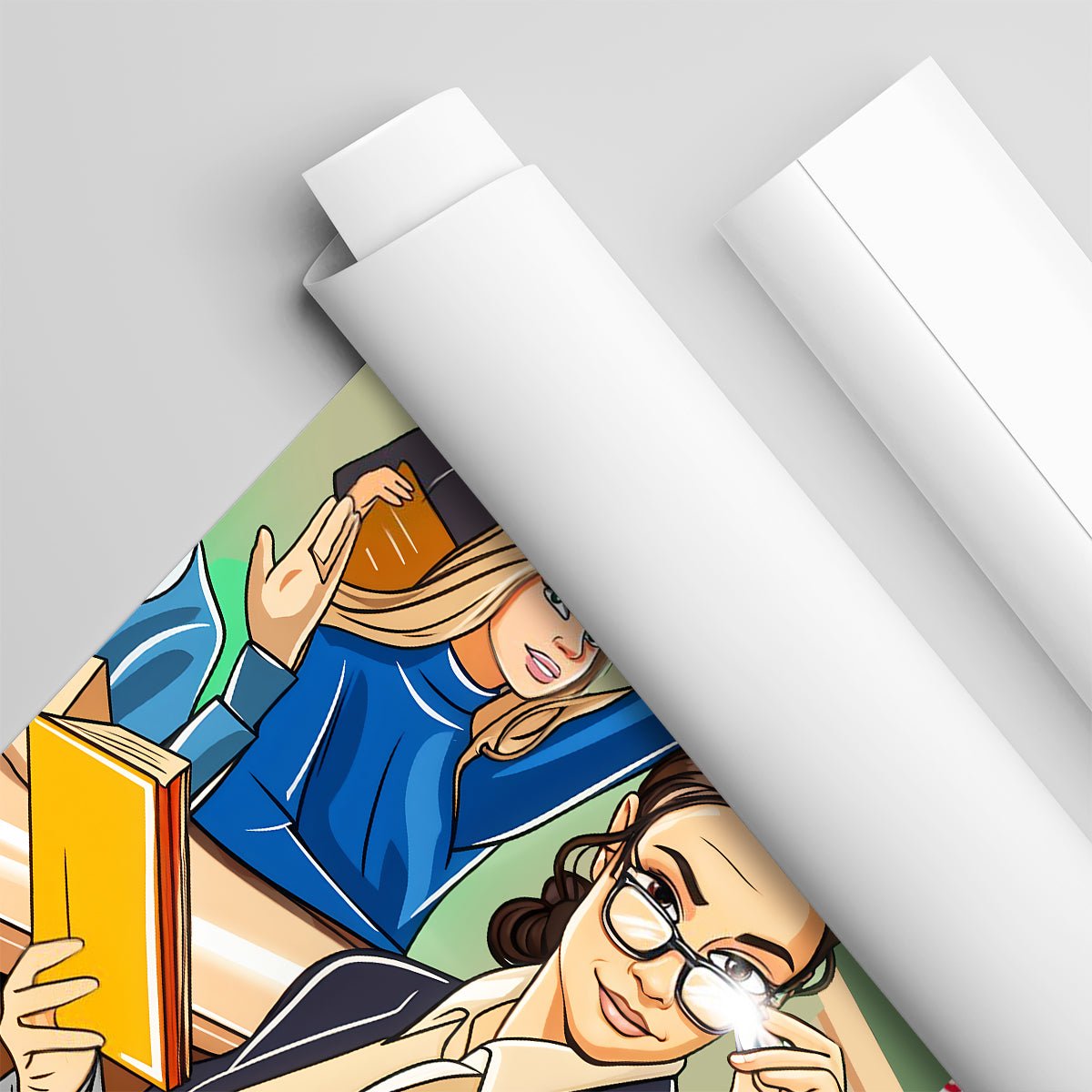 Ilustracja NAUCZYCIEL - plakat, spersonalizowany prezent dla nauczyciela - idamell.com