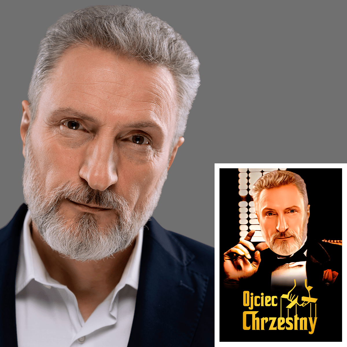 Jak z filmu gangsterskiego - druk na płótnie, spersonalizowany prezent dla mężczyzny - idamell.com