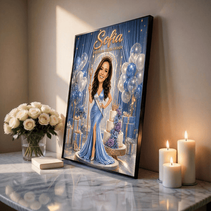 Jedyna taka na świcie - plakat, spersonalizowany prezent dla kobiety - idamell.com