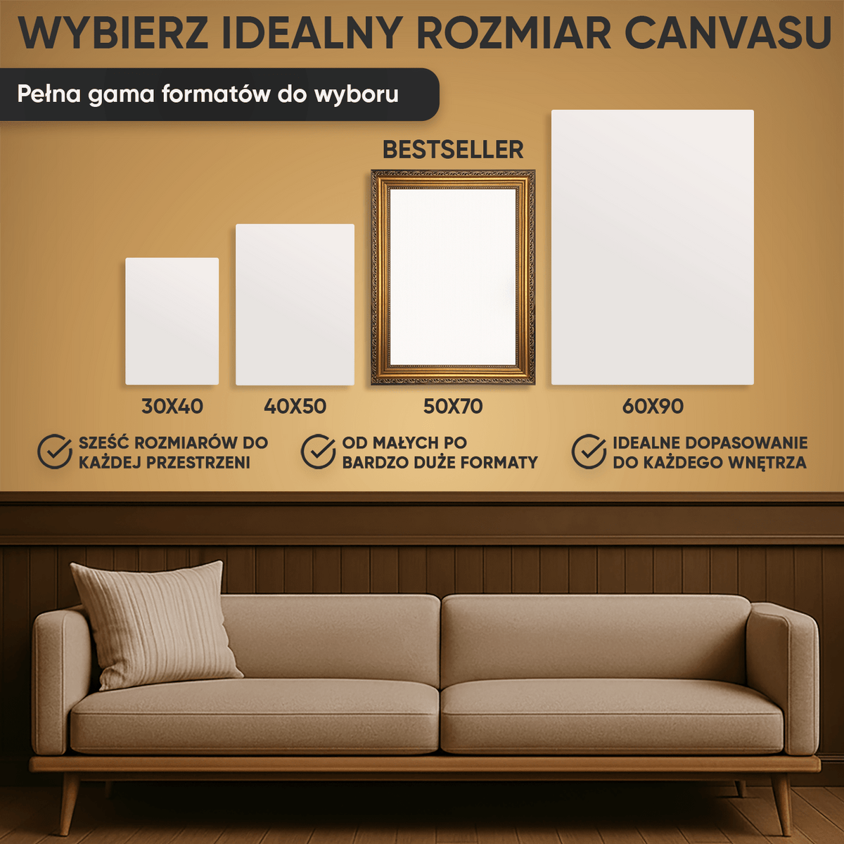 Jesienne drzewo ze zdjęć - druk na płótnie, spersonalizowany prezent dla dziadków - idamell.com