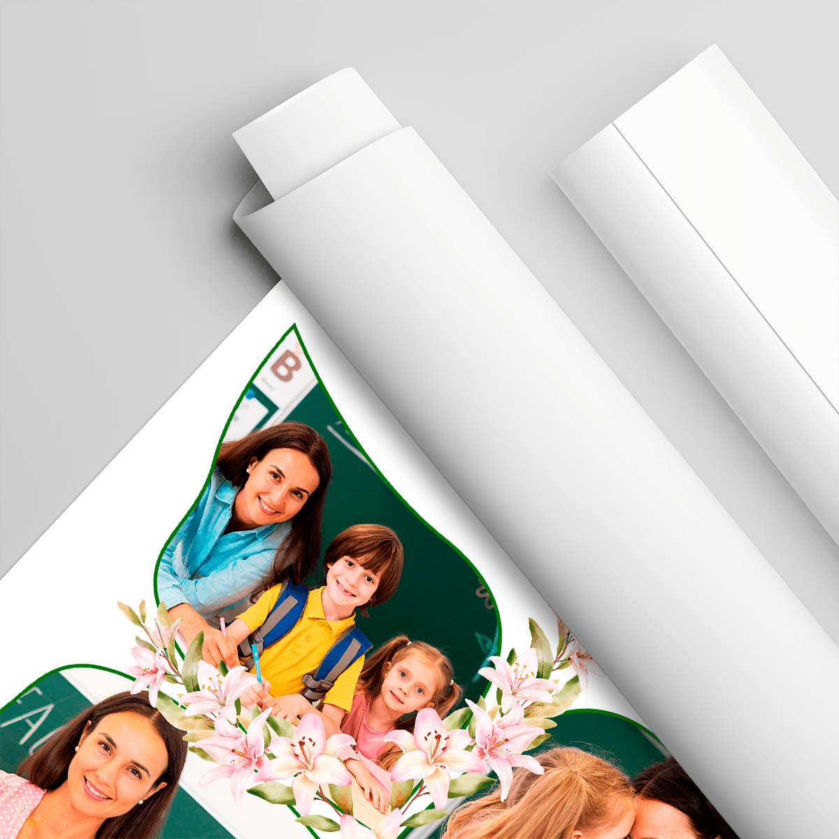 Jesteś wspaniałą nauczycielką - plakat, spersonalizowany prezent dla nauczyciela - idamell.com