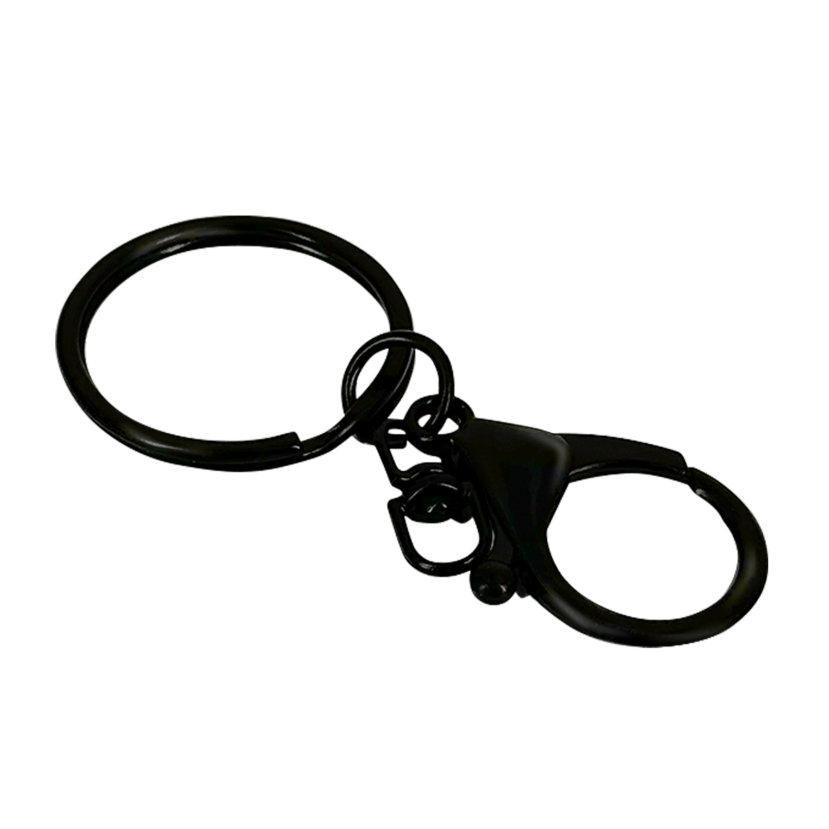 Karabińczyk z kółkiem kolor - czarny - idamell.com