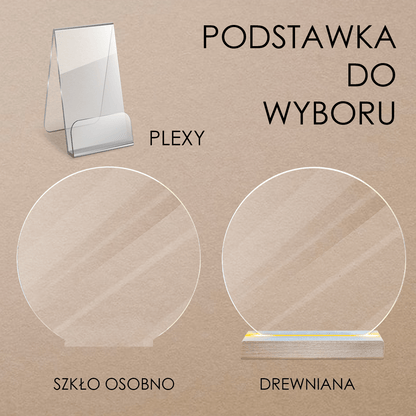 Kocham Cię całym sercem - Druk na szkle, spersonalizowany prezent dla niego - idamell.com