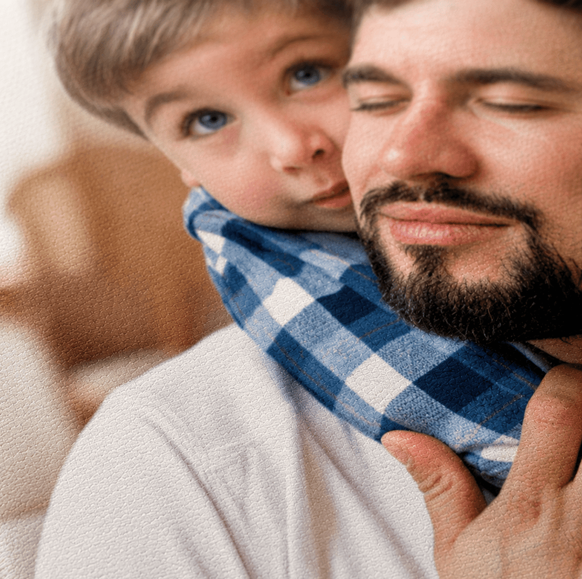 Kolaż ze zdjęć na płótnie dwa kadry prezent dla taty - idamell.com