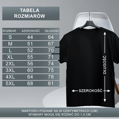 Koszulka męska z nadrukiem TEAM BEER - spersonalizowany prezent dla niego - idamell.com