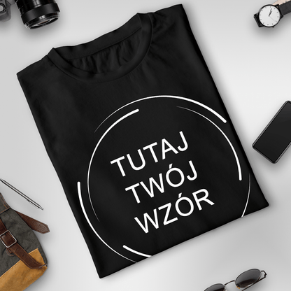 Koszulka męska z TWOIM NADRUKIEM - prezent dla mężczyzny - idamell.com
