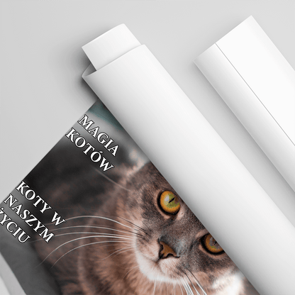 Kotmopolitan - plakat, spersonalizowany prezent dla właściciela kota - idamell.com