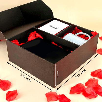 Kubek + druk na szkle MAMA - zestaw prezentowy Box 2 w 1, spersonalizowany prezent dla mamy - idamell.com