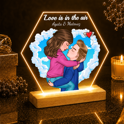 Love is in the air Clipart - Druk na szkle, spersonalizowany prezent dla niego - idamell.com