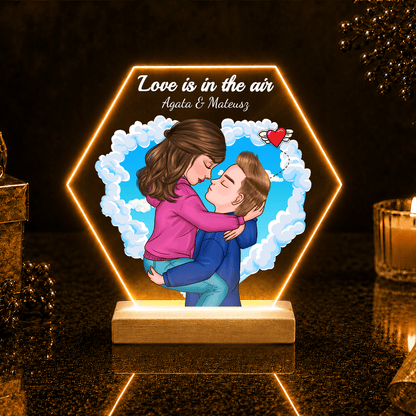 Love is in the air Clipart - Druk na szkle, spersonalizowany prezent dla niego - idamell.com