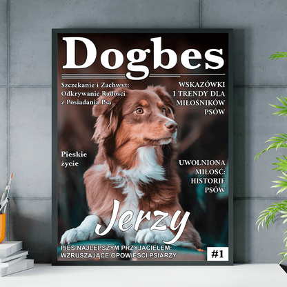 Magazyn Dogbes - plakat, spersonalizowany prezent dla właściciela psa - idamell.com