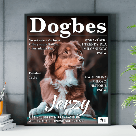 Magazyn Dogbes - plakat, spersonalizowany prezent dla właściciela psa - idamell.com