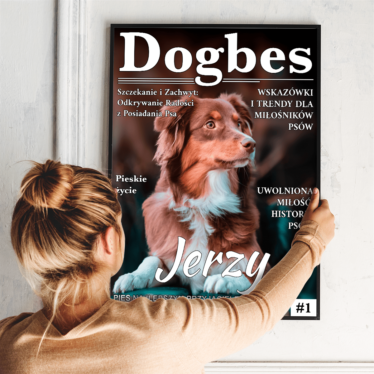Magazyn Dogbes - plakat, spersonalizowany prezent dla właściciela psa - idamell.com