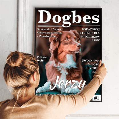 Magazyn Dogbes - plakat, spersonalizowany prezent dla właściciela psa - idamell.com