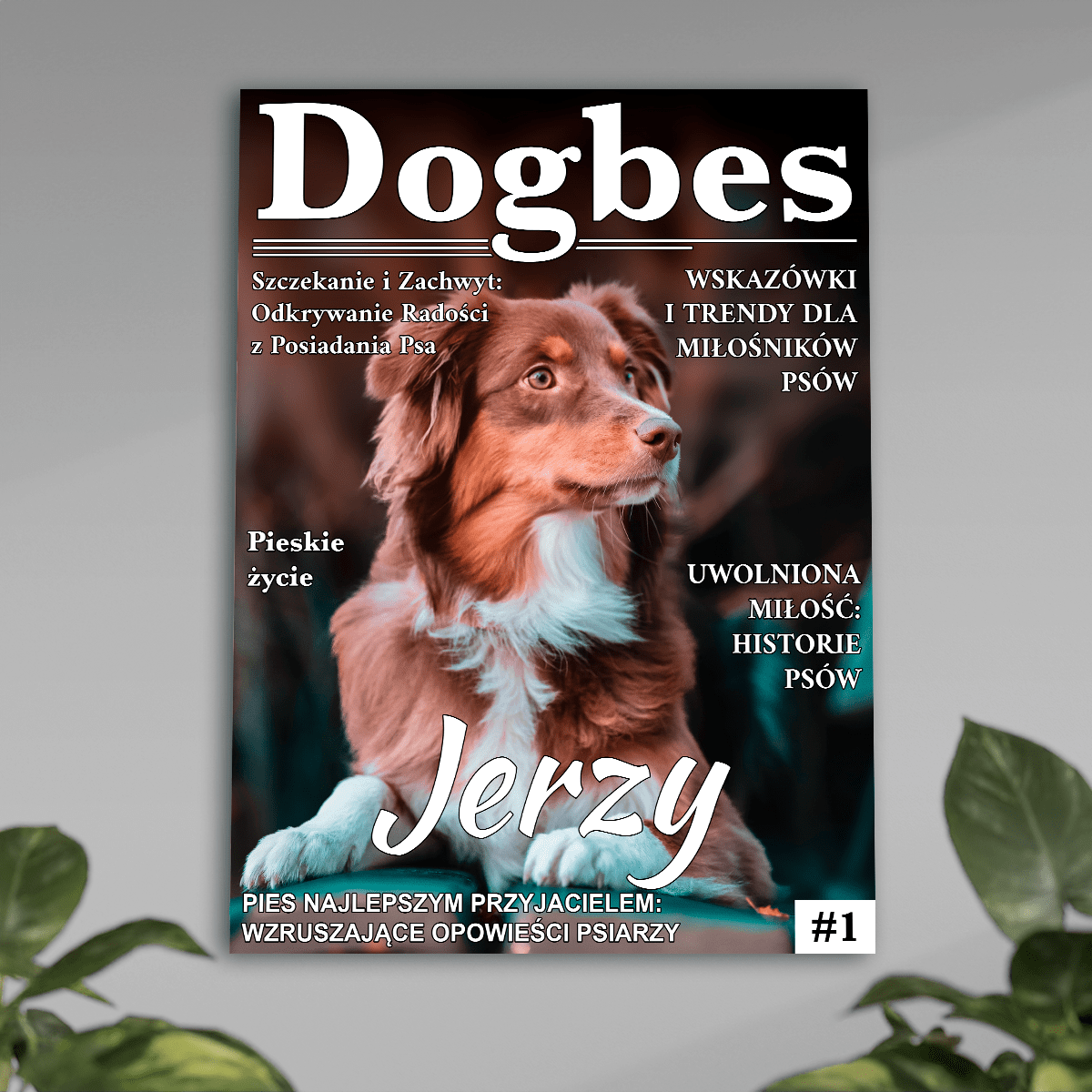 Magazyn Dogbes - plakat, spersonalizowany prezent dla właściciela psa - idamell.com