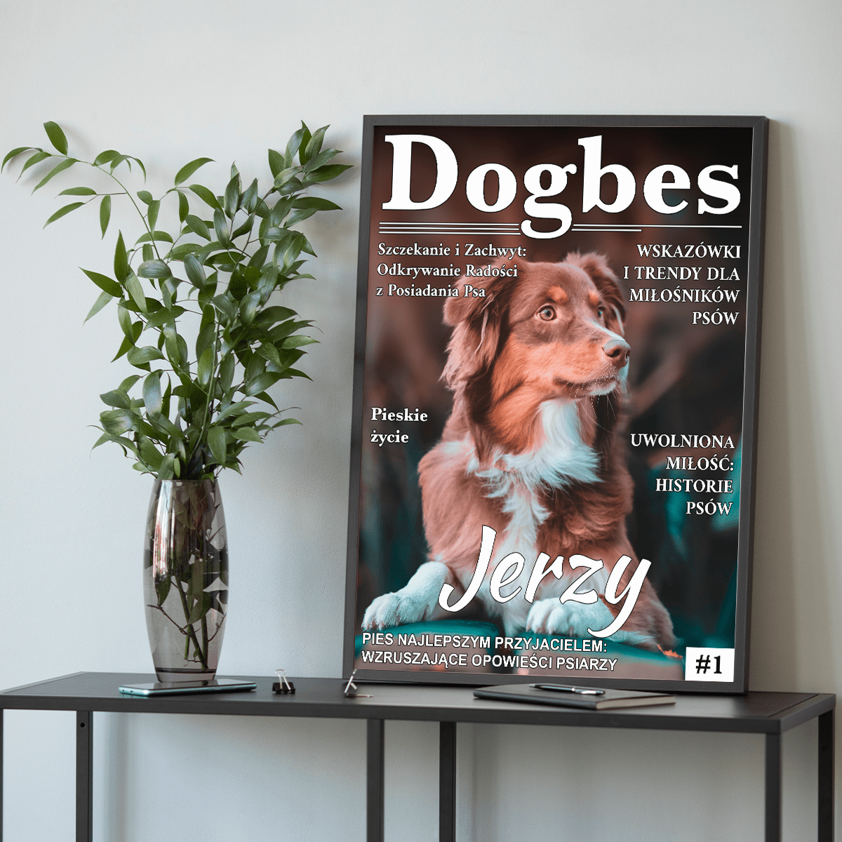 Magazyn Dogbes - plakat, spersonalizowany prezent dla właściciela psa - idamell.com
