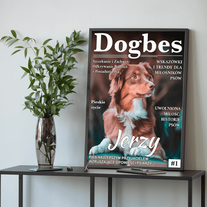 Magazyn Dogbes - plakat, spersonalizowany prezent dla właściciela psa - idamell.com