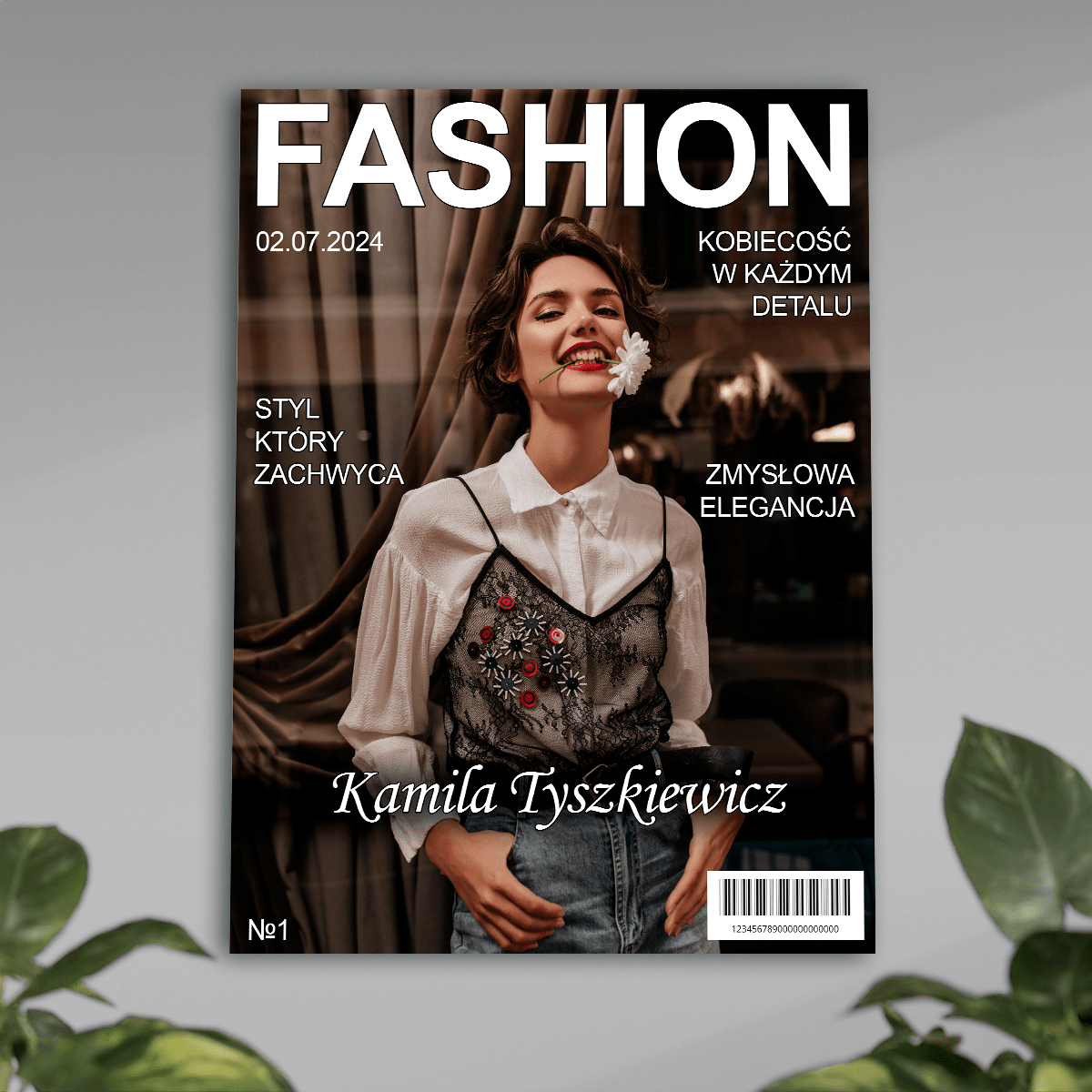 Magazyn Fashion - plakat, spersonalizowany prezent dla przyjaciółki - idamell.com