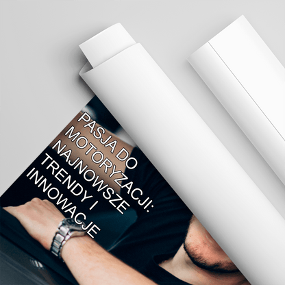Magazyn motoryzacyjny - plakat, spersonalizowany prezent dla kierowcy - idamell.com